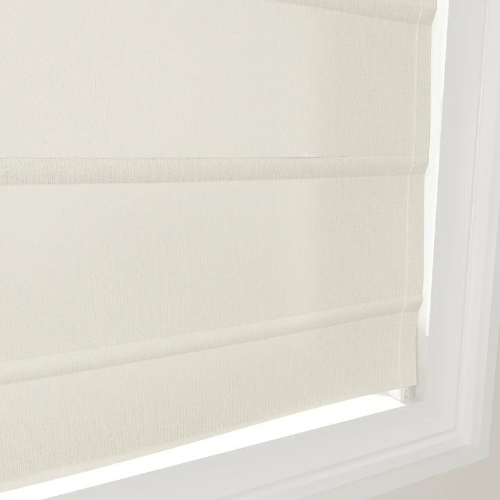 Doreen Fan Shaped Roman Shades Cord Lift lce Detail - ChadMade