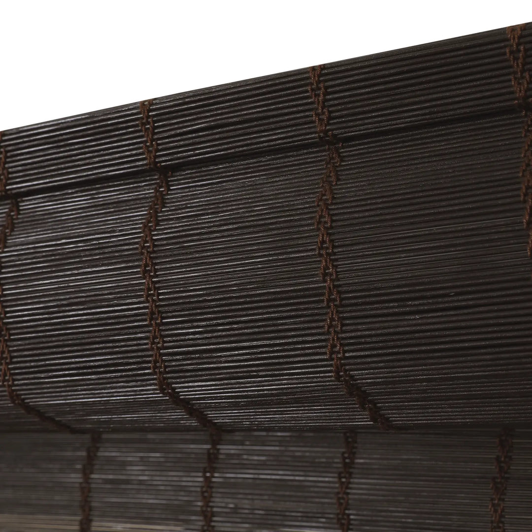 Earth Bamboo Shade - Brown Black