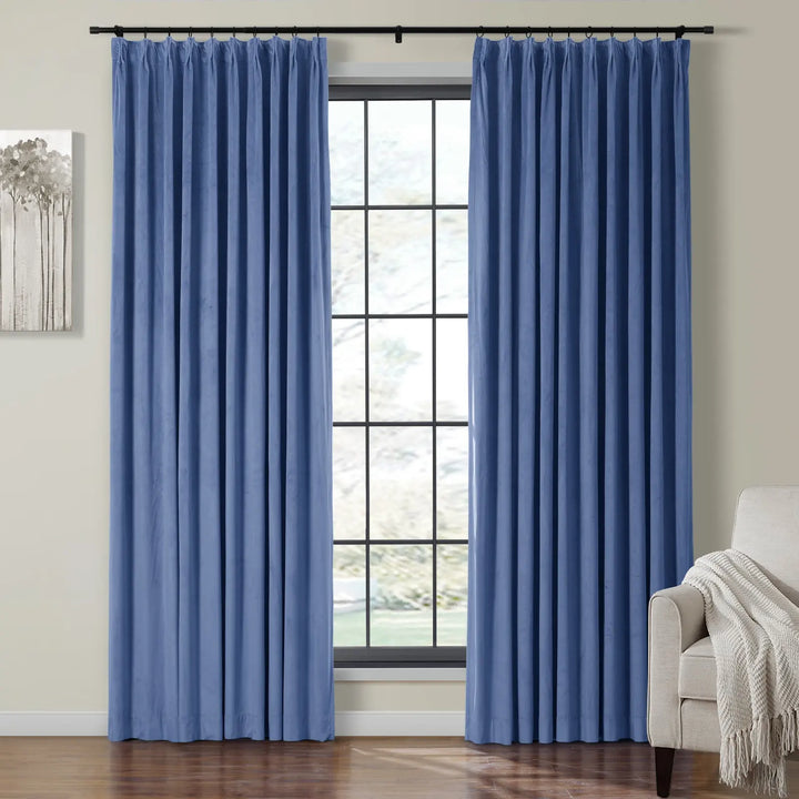 Leon Velvet Curtain Pinch Pleat