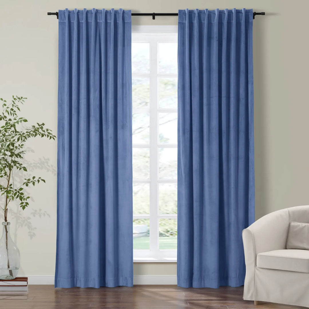 Leon Velvet Curtain 4-In-1