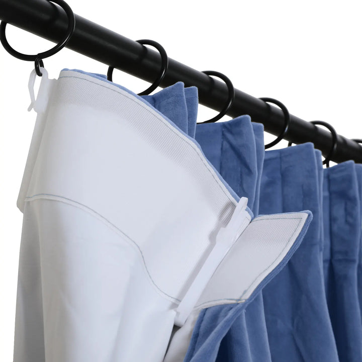 Leon Velvet Curtain Pinch Pleat