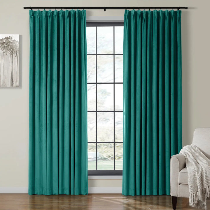 Leon Velvet Curtain Pinch Pleat