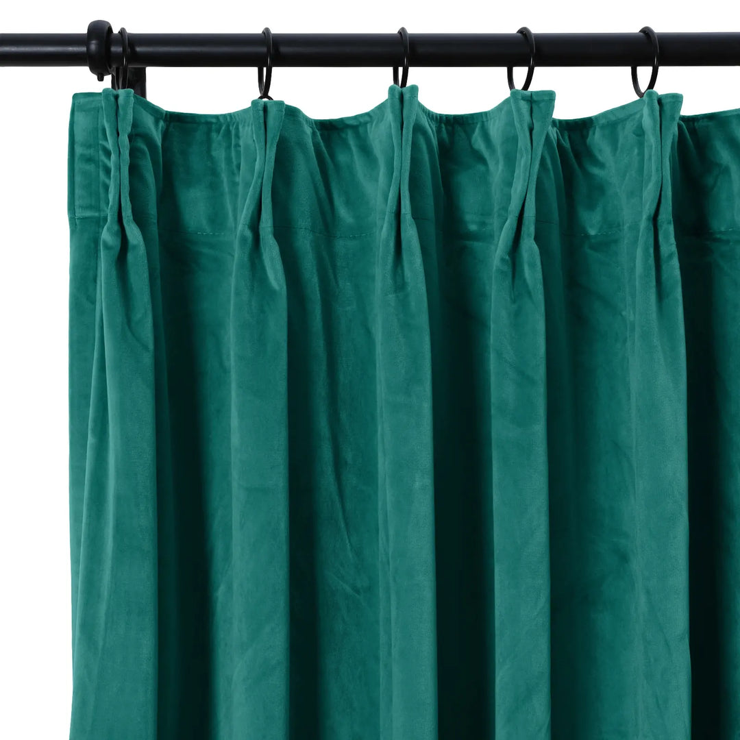 Leon Velvet Curtain Pinch Pleat