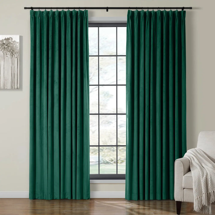 Leon Velvet Curtain Pinch Pleat