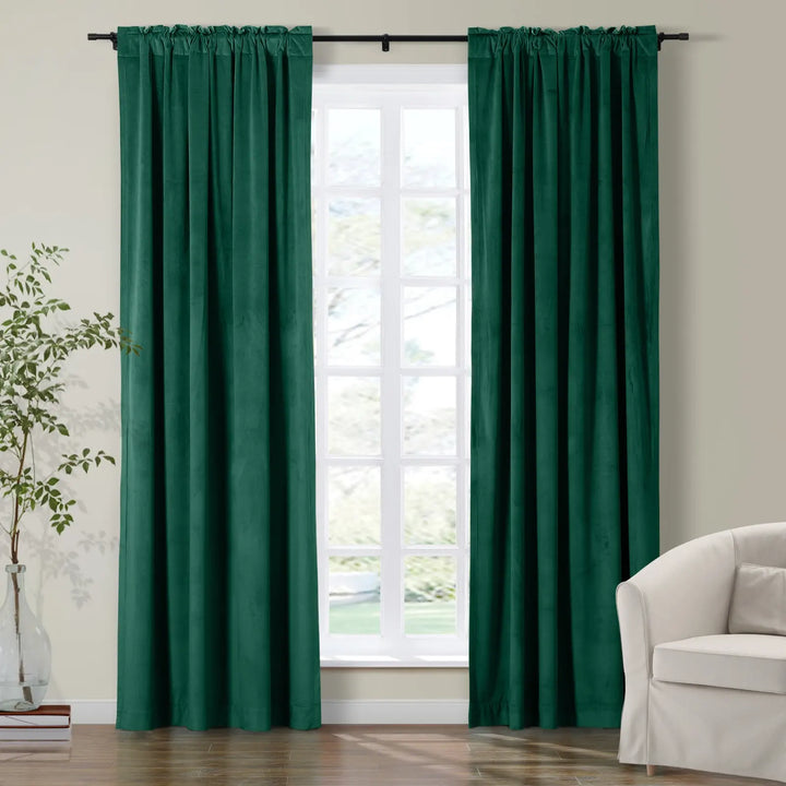 Leon Velvet Curtain 4-In-1