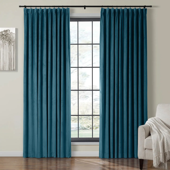 Leon Velvet Curtain Pinch Pleat