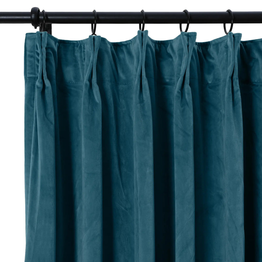 Leon Velvet Curtain Pinch Pleat