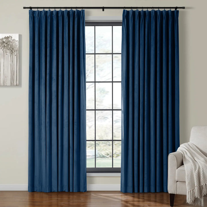 Leon Velvet Curtain Pinch Pleat