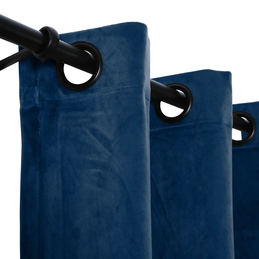 Leon Velvet Curtain Grommet