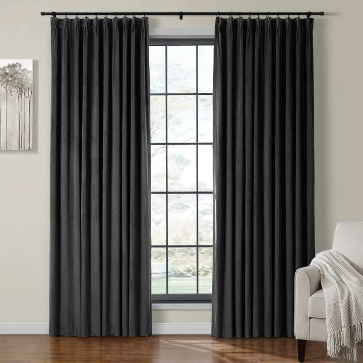 Leon Velvet Curtain Pinch Pleat