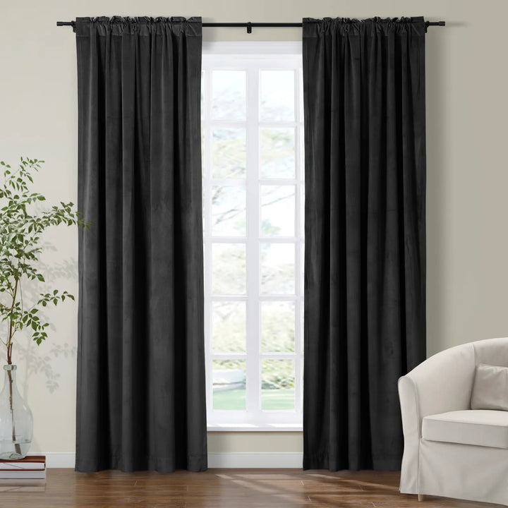 Leon Velvet Curtain 4-In-1