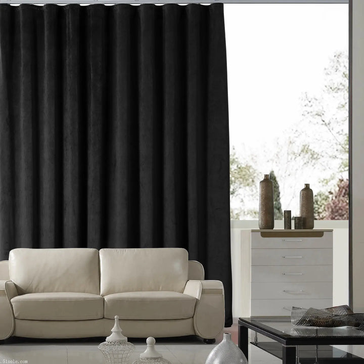 Leon Velvet Curtain Ripple Fold