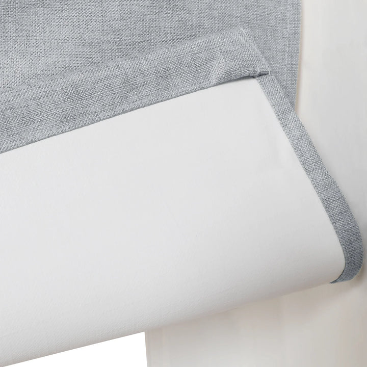 Nash Polyester Linen Blackout Roman Shade Cordless