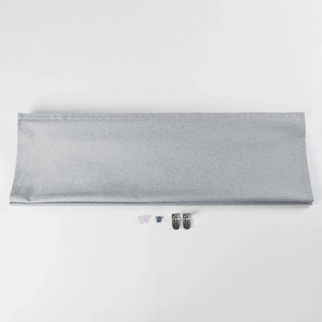 Nash Polyester Linen Blackout Roman Shade Cordless