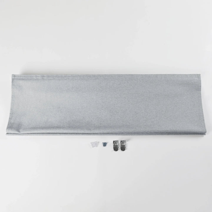 Nash Polyester Linen Blackout Roman Shade Cordless