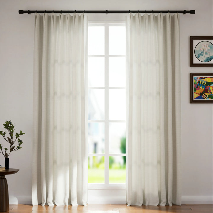 Jair Linen Curtain Parisian Pleat