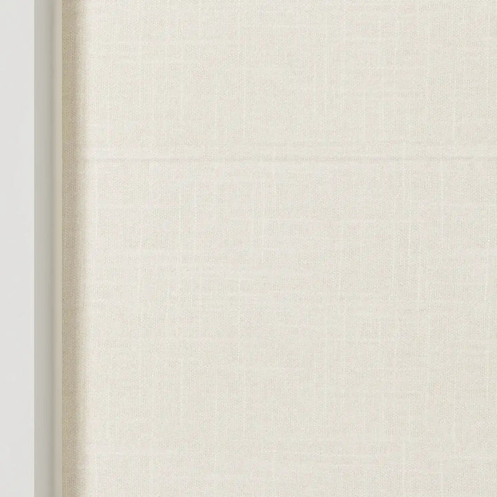 Jair Linen Valanced Day Night Roman Shade Cord Lift White Detail - ChadMade