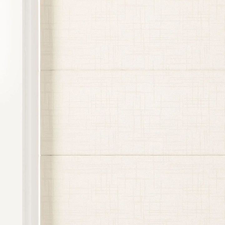 Jair Linen Cordless Top Down Bottom Up Roman Shade - White - ChadMade