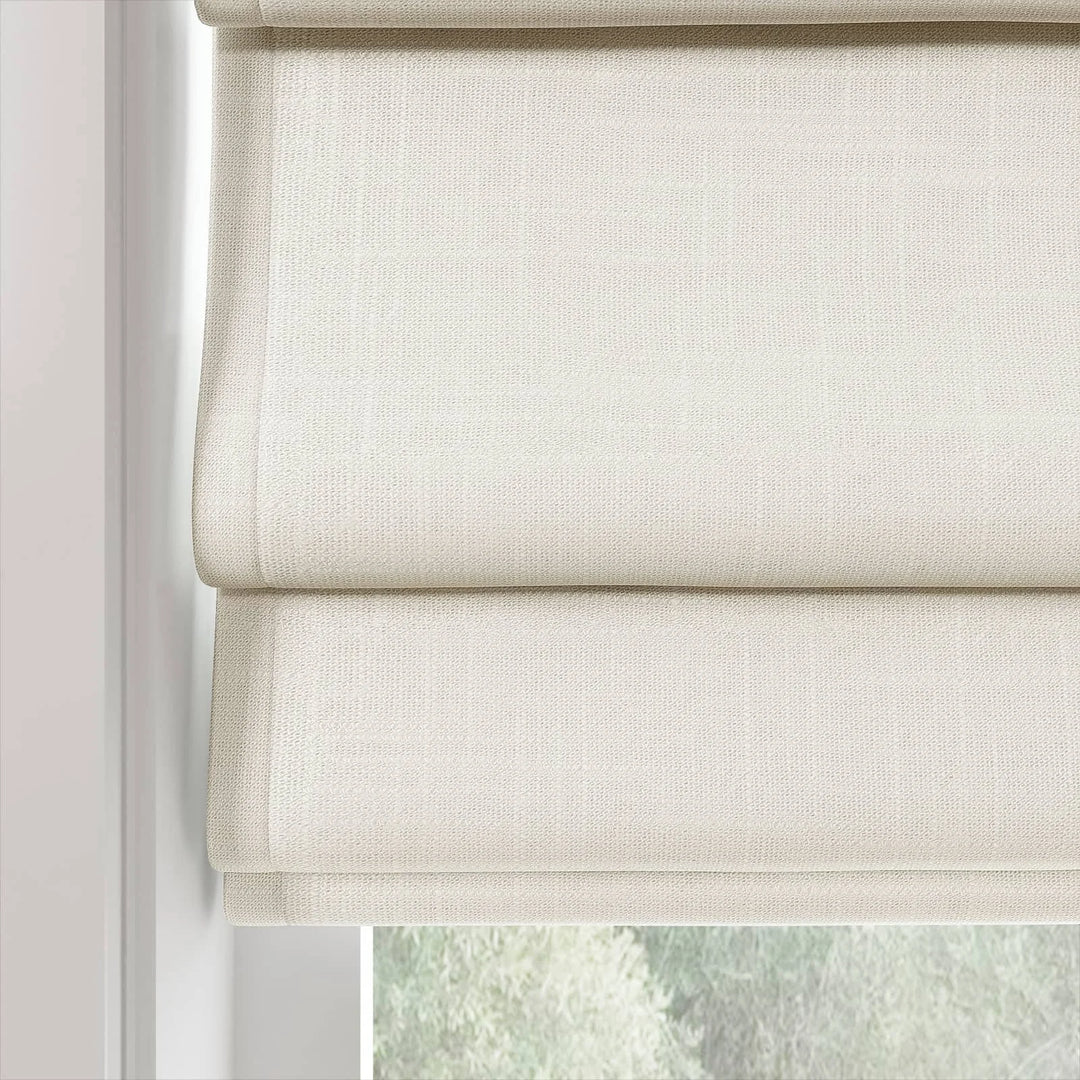 Jair Linen Hobbled Cordless Roman Shades