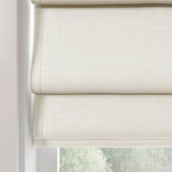 Jair Linen Hobbled Cordless Roman Shades