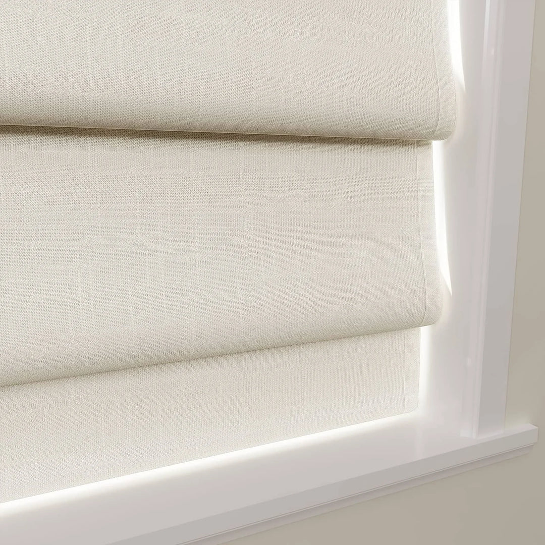 Jair Linen Hobbled Cordless Roman Shades