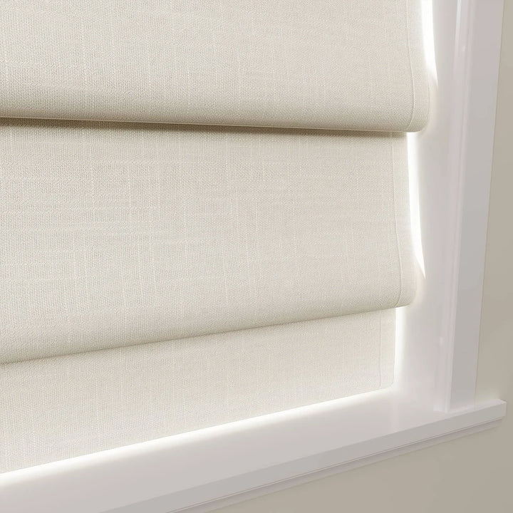 Jair Linen Hobbled Cordless Roman Shades