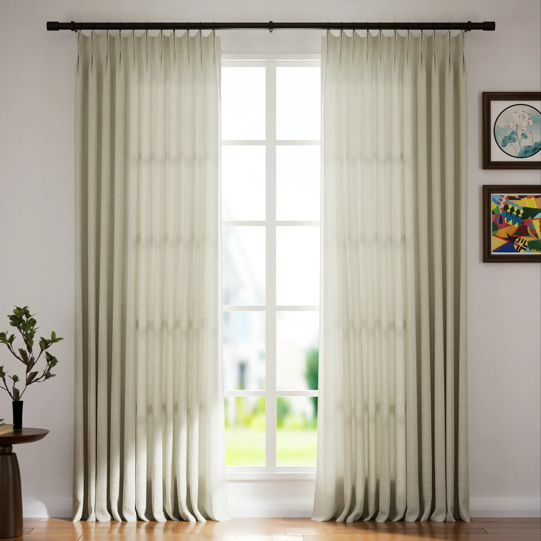 Jair Linen Curtain French Pleat