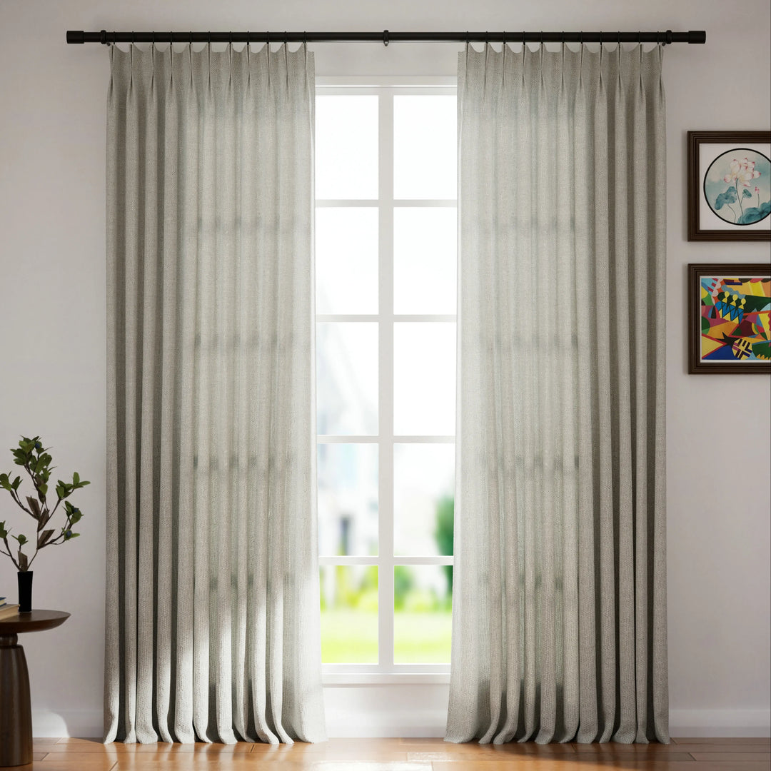 Jair Linen Curtain French Pleat
