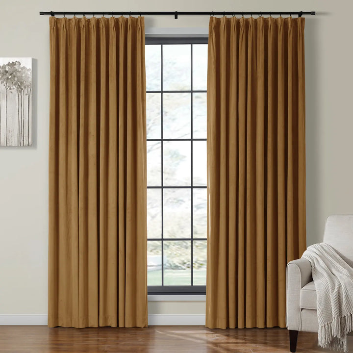 Leon Velvet Curtain Pinch Pleat