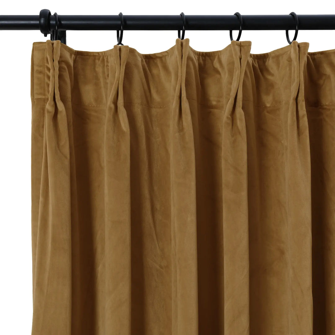 Leon Velvet Curtain Pinch Pleat