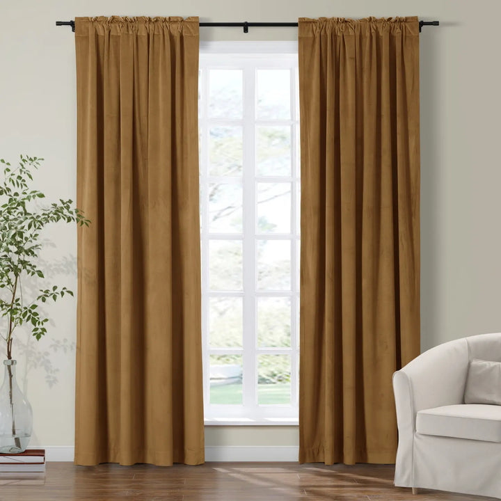Leon Velvet Curtain 4-In-1