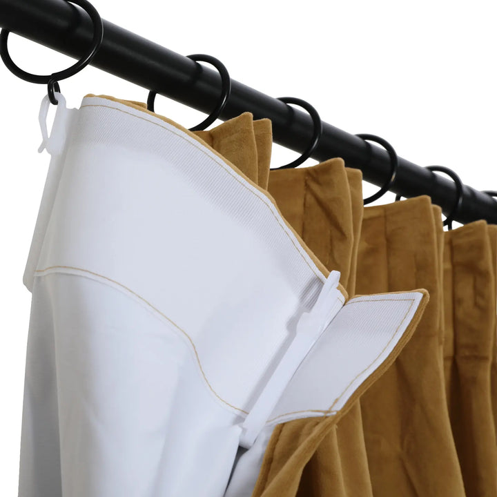 Leon Velvet Curtain Pinch Pleat