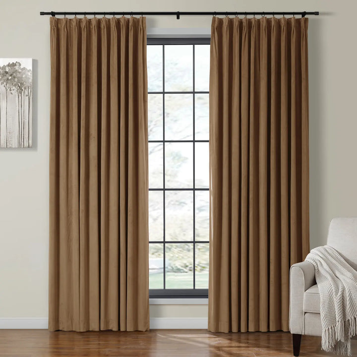 Leon Velvet Curtain Pinch Pleat