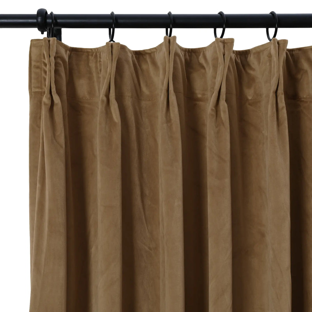 Leon Velvet Curtain Pinch Pleat