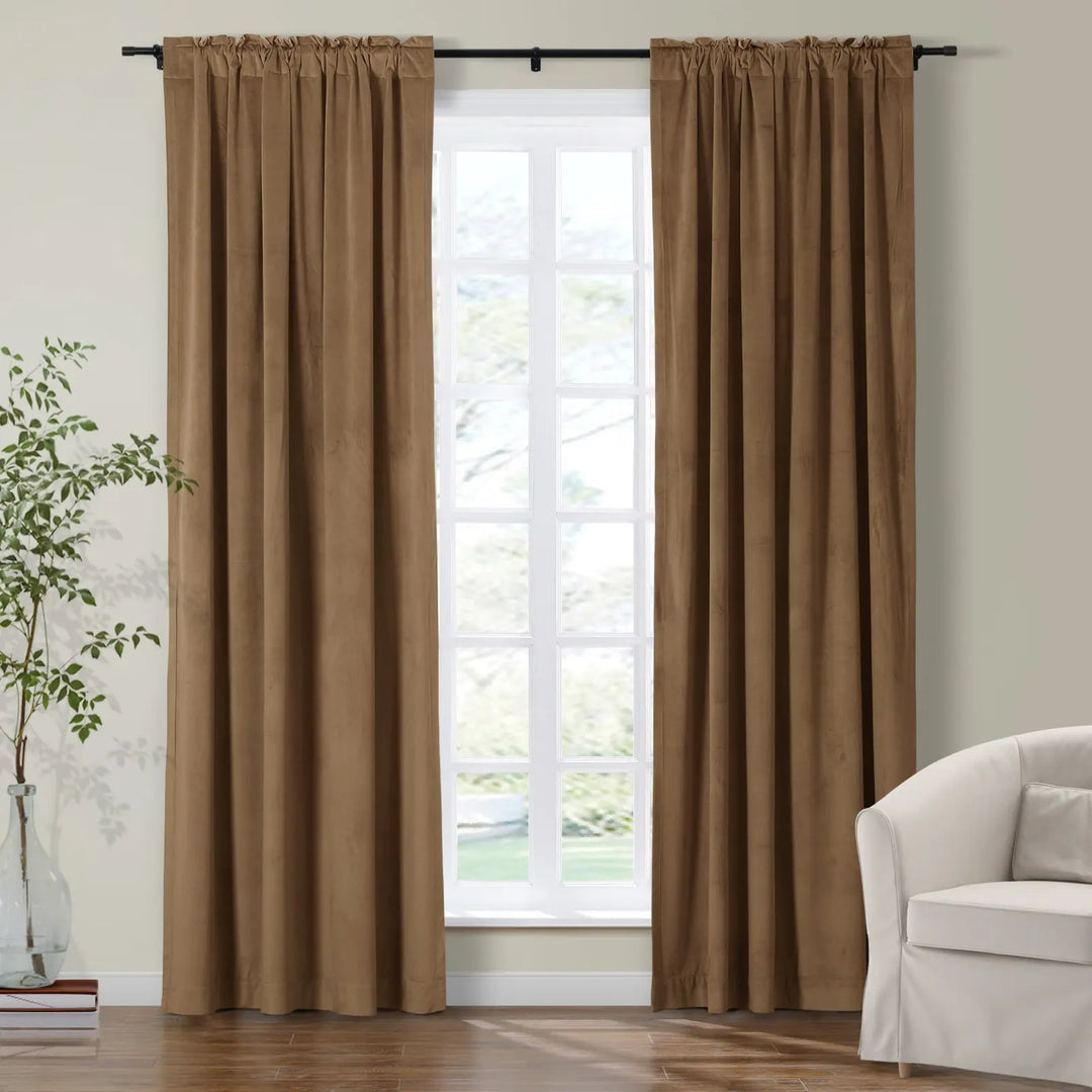 Leon Velvet Curtain 4-In-1