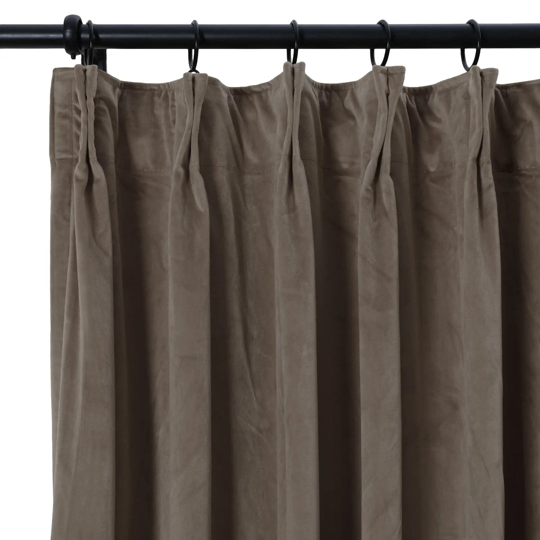 Leon Velvet Curtain Pinch Pleat