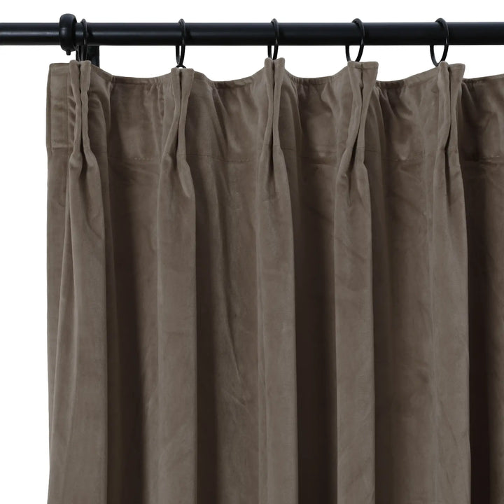 Leon Velvet Curtain Pinch Pleat