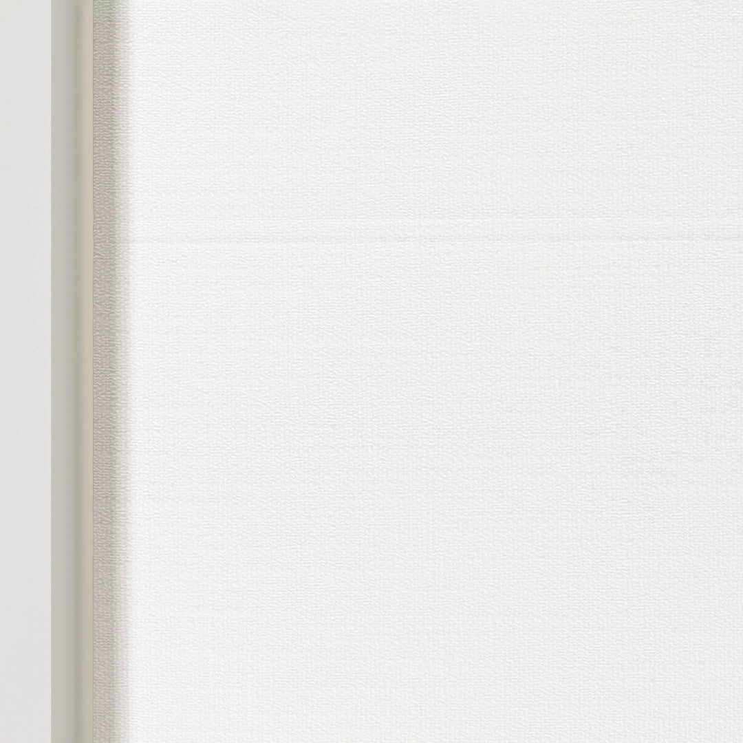 Tallis Linen Valanced Day Night Roman Shade Cord Lift Snow White Detail - ChadMade