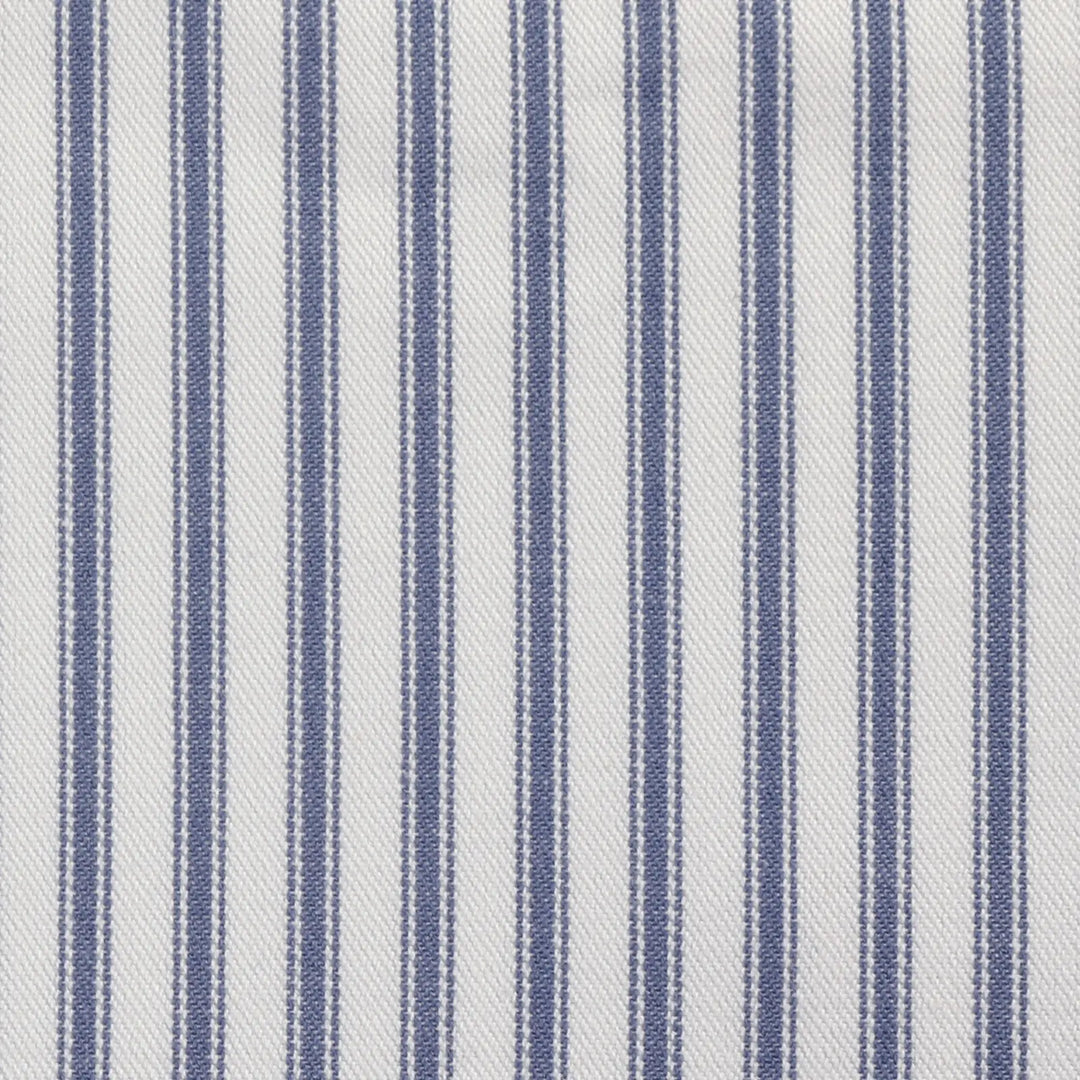 Jana 100% Cotton Cottage Stripe Curtain Pinch Pleat