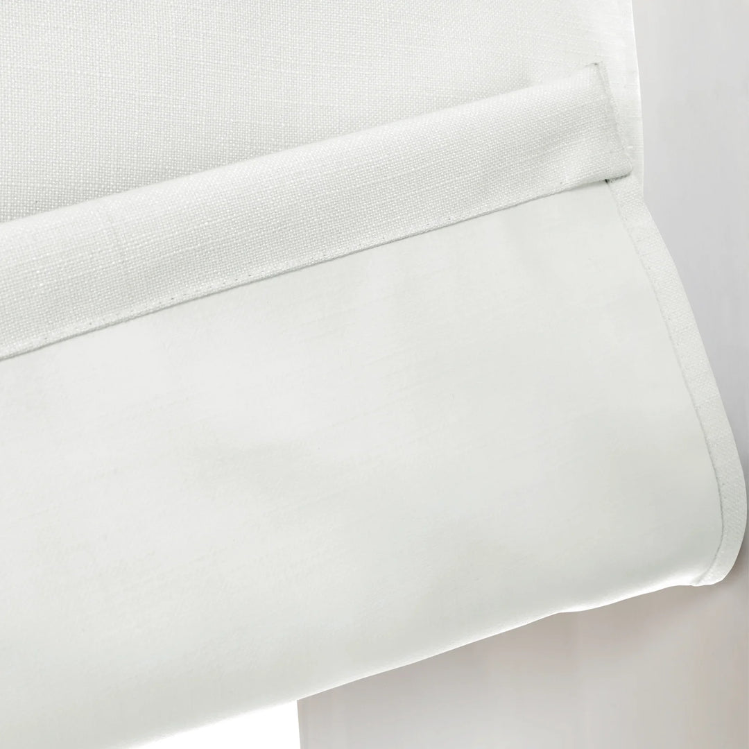 Nash Polyester Linen Blackout Roman Shade Cordless