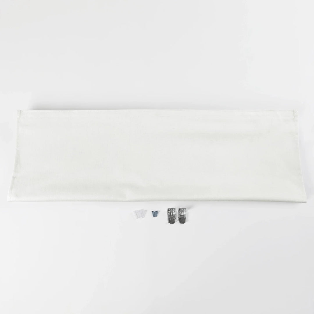 Nash Polyester Linen Blackout Roman Shade Cordless