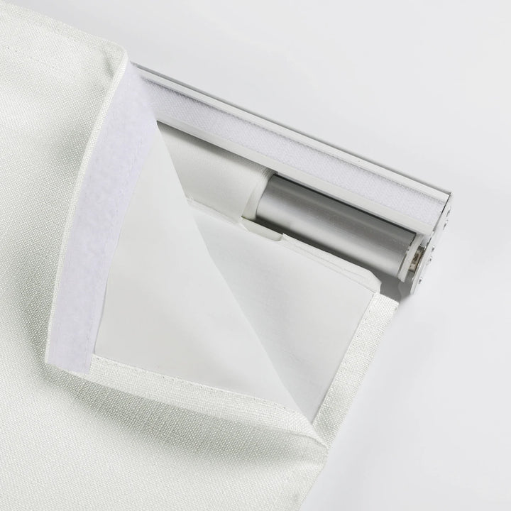 Nash Polyester Linen Blackout Roman Shade Cordless