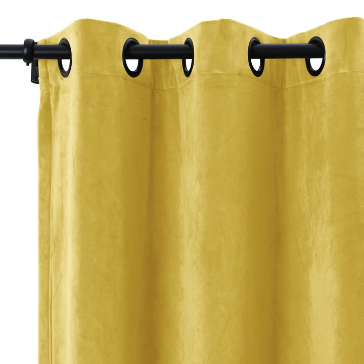 Leon Velvet Curtain Grommet
