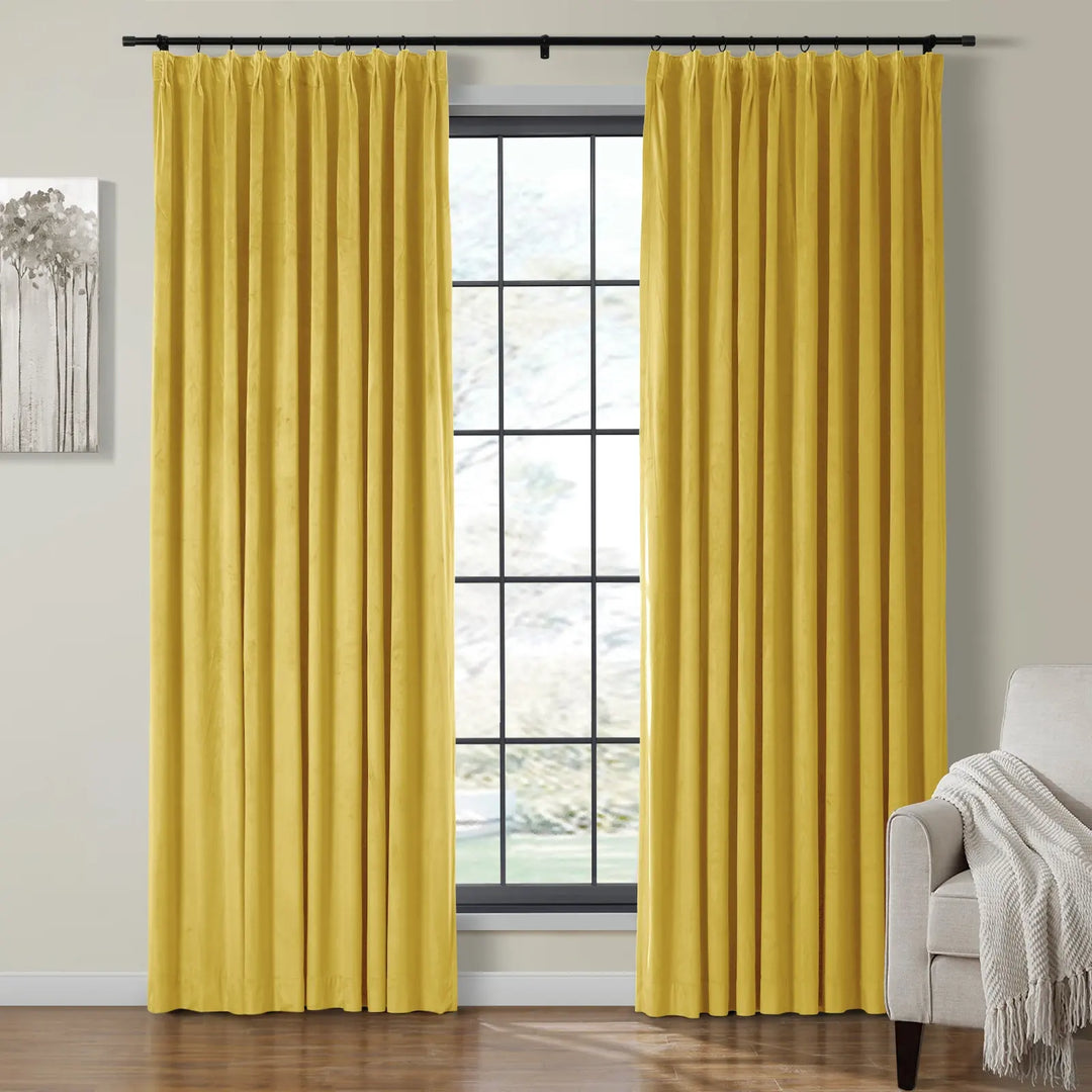 Leon Velvet Curtain Pinch Pleat