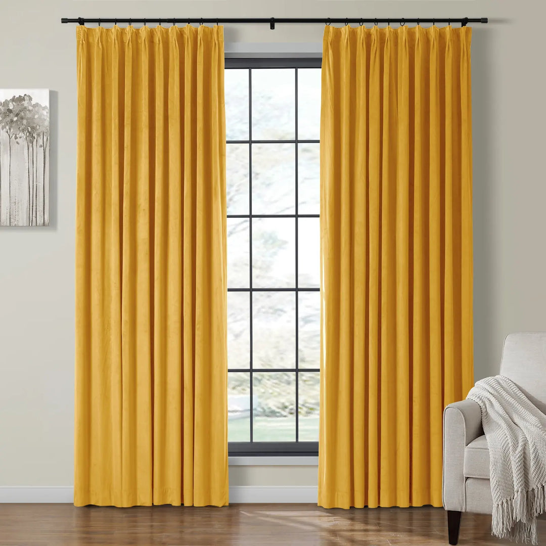 Leon Velvet Curtain Pinch Pleat