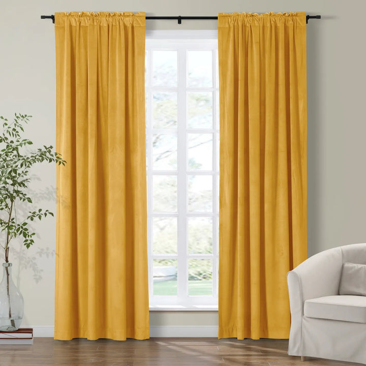 Leon Velvet Curtain 4-In-1