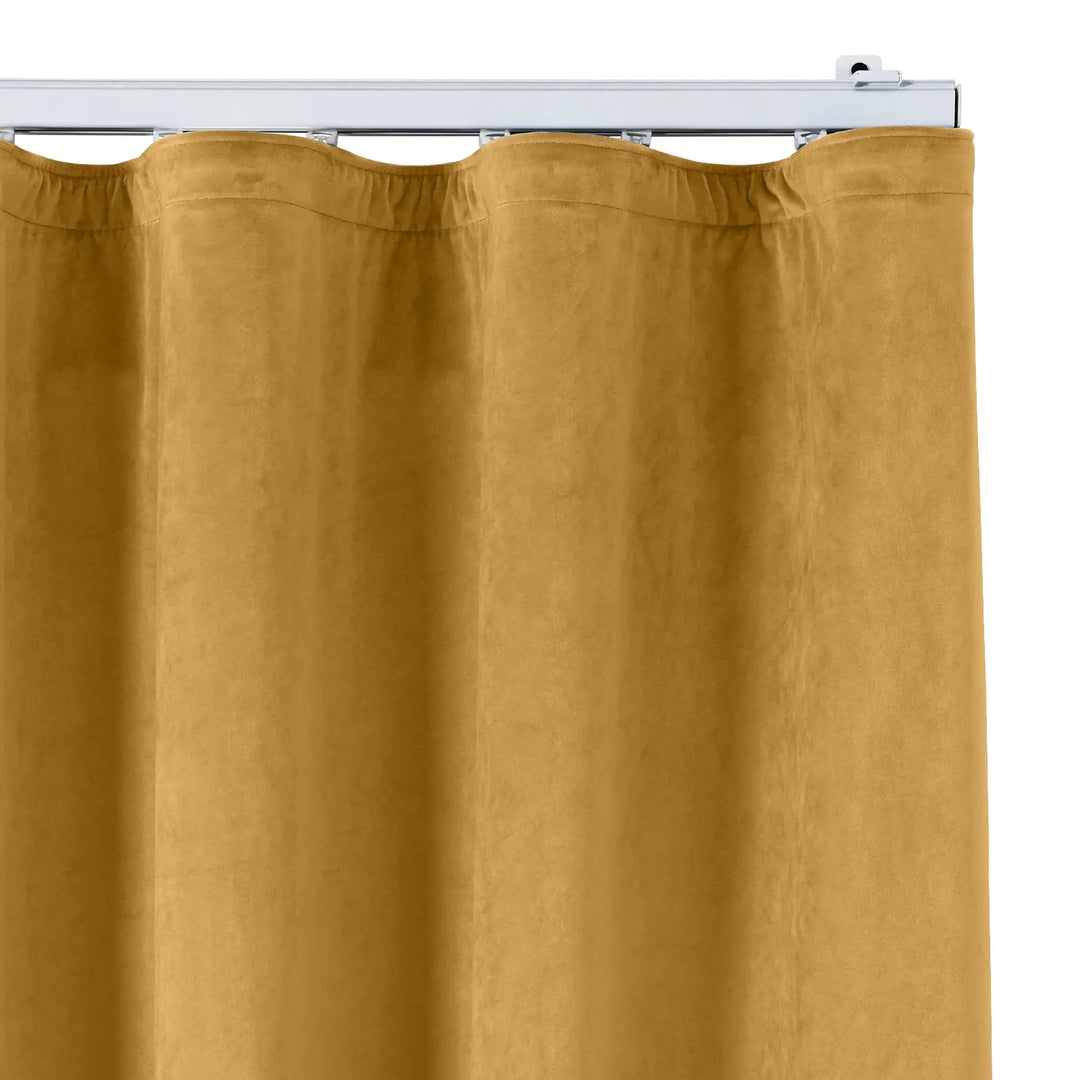 Leon Velvet Curtain Ripple Fold