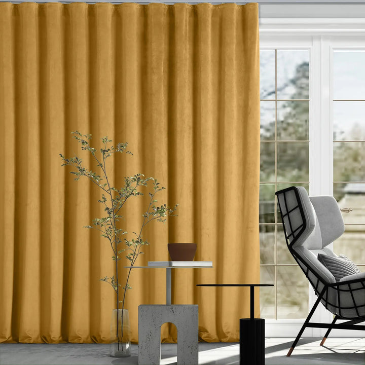 Leon Velvet Curtain Ripple Fold