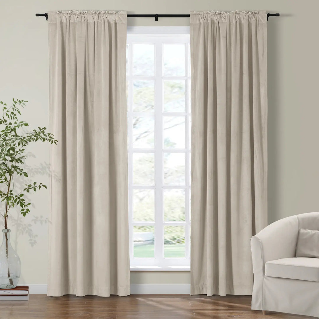 Leon Velvet Curtain 4-In-1