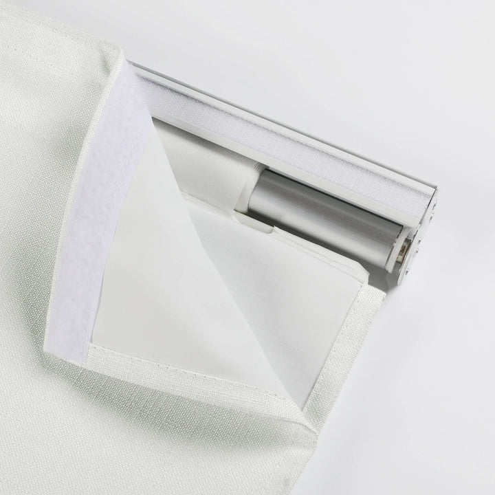 Nash Polyester Linen Blackout Roman Shade Cordless